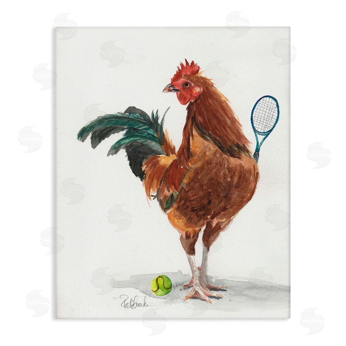 Jennifer Redstreake Tennis Player Rooster