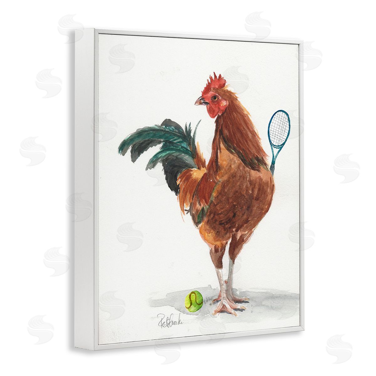 Jennifer Redstreake Tennis Player Rooster