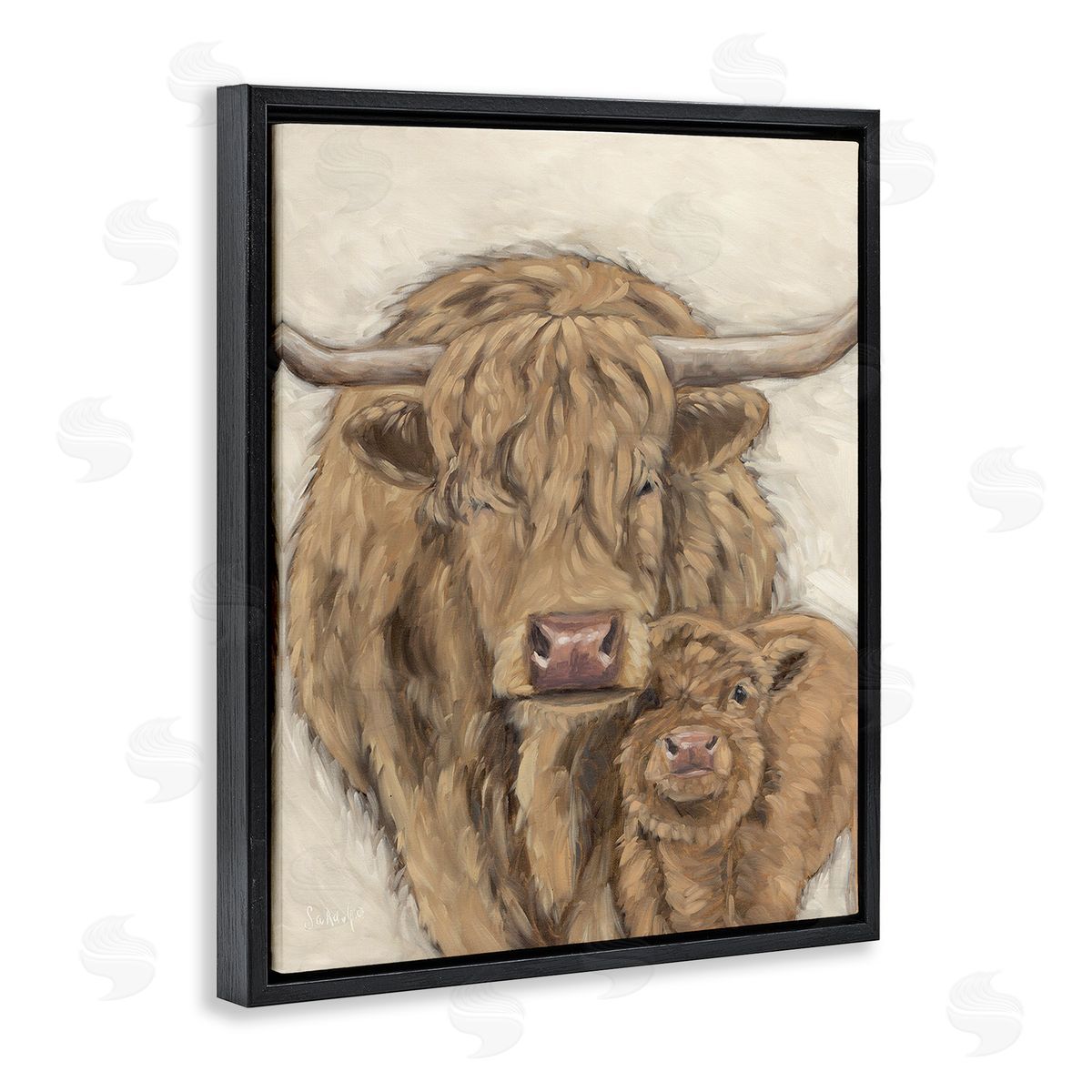 Sara G. Designs Highland Cattle & Calf