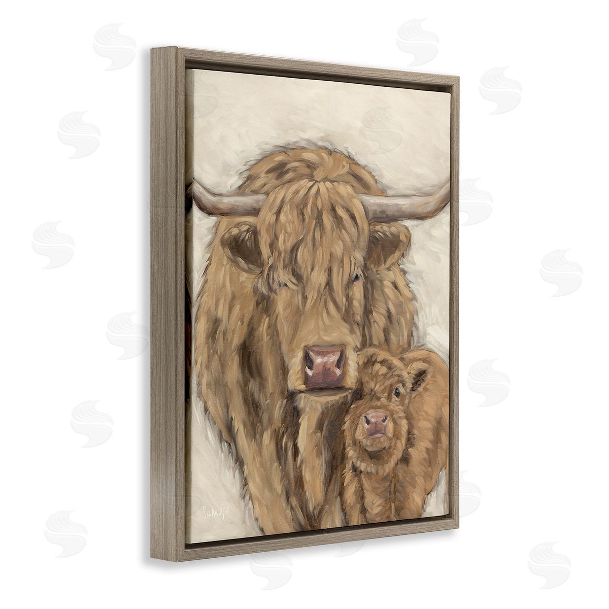 Sara G. Designs Highland Cattle & Calf