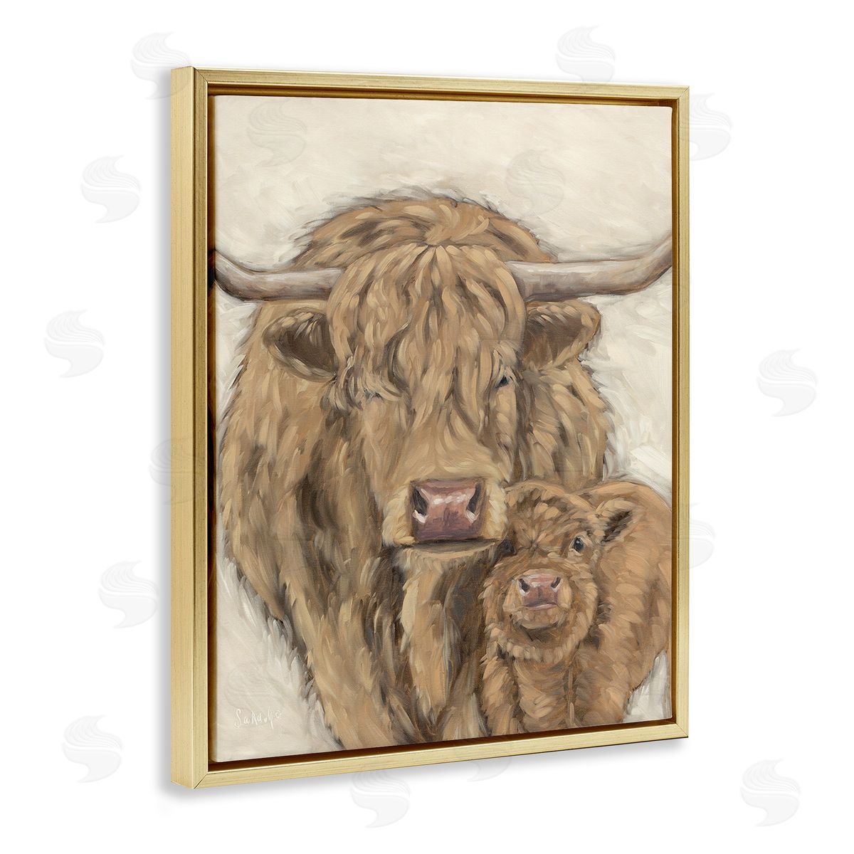 Sara G. Designs Highland Cattle & Calf
