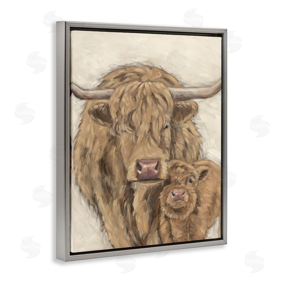 Sara G. Designs Highland Cattle & Calf