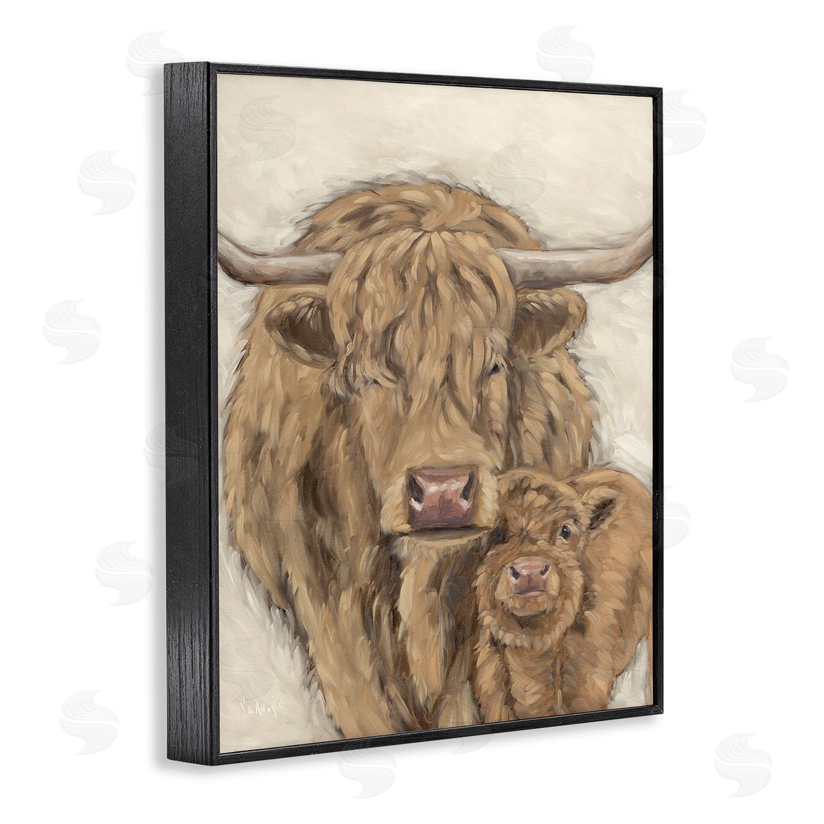 Sara G. Designs Highland Cattle & Calf