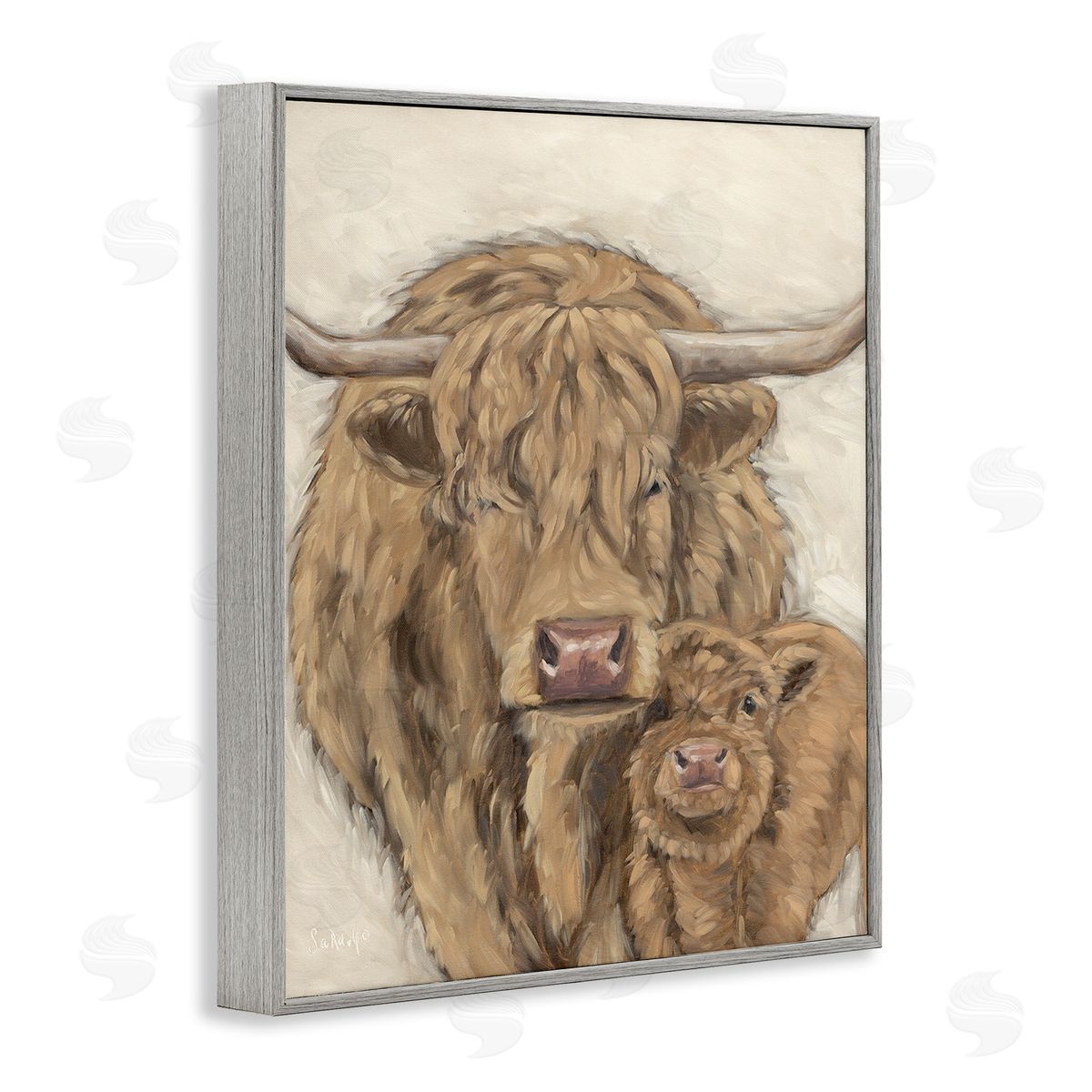 Sara G. Designs Highland Cattle & Calf
