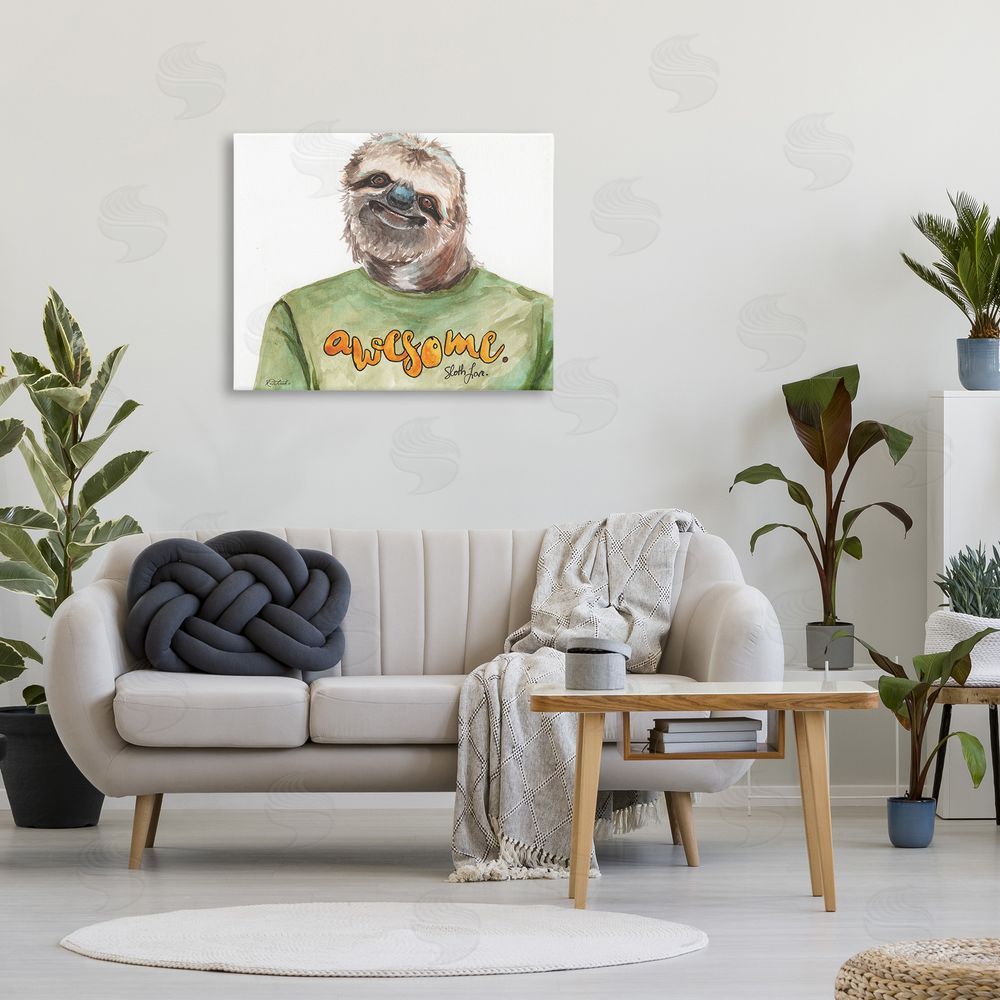 Jennifer Redstreake Sloth with Awesome Shirt