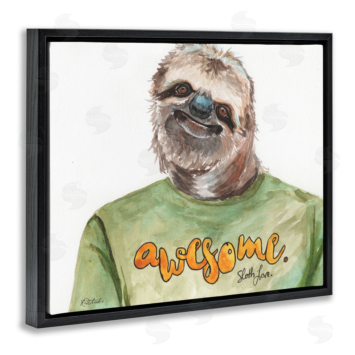 Jennifer Redstreake Sloth with Awesome Shirt