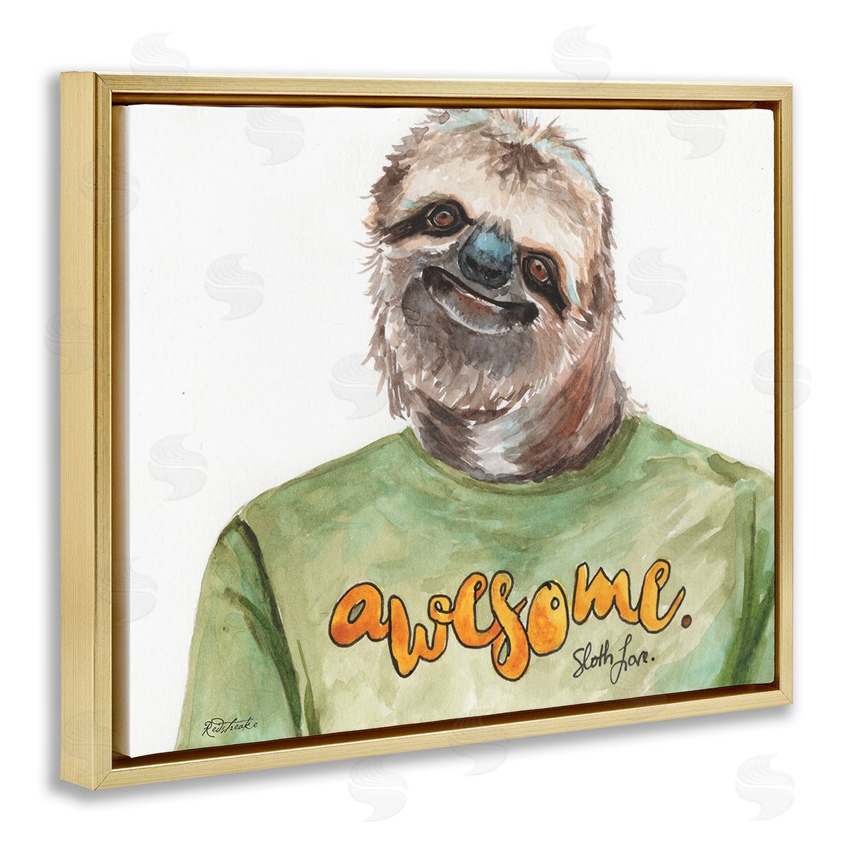 Jennifer Redstreake Sloth with Awesome Shirt