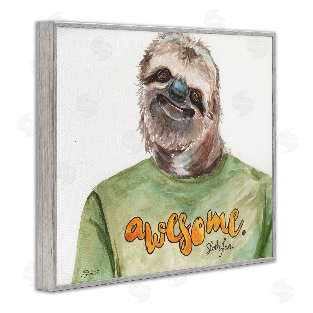 Jennifer Redstreake Sloth with Awesome Shirt