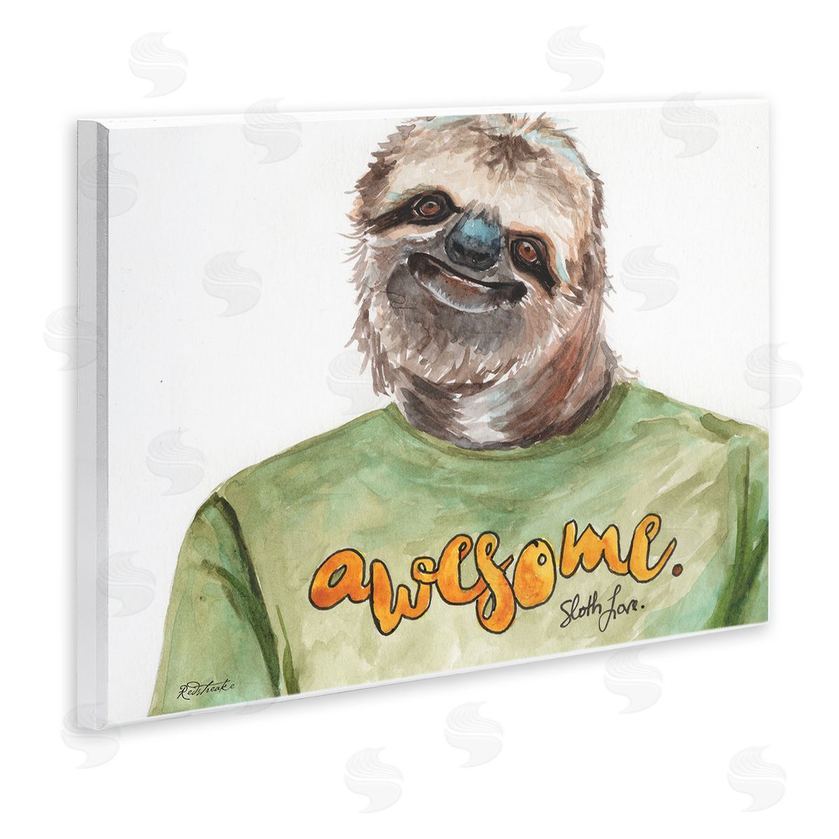 Jennifer Redstreake Sloth with Awesome Shirt