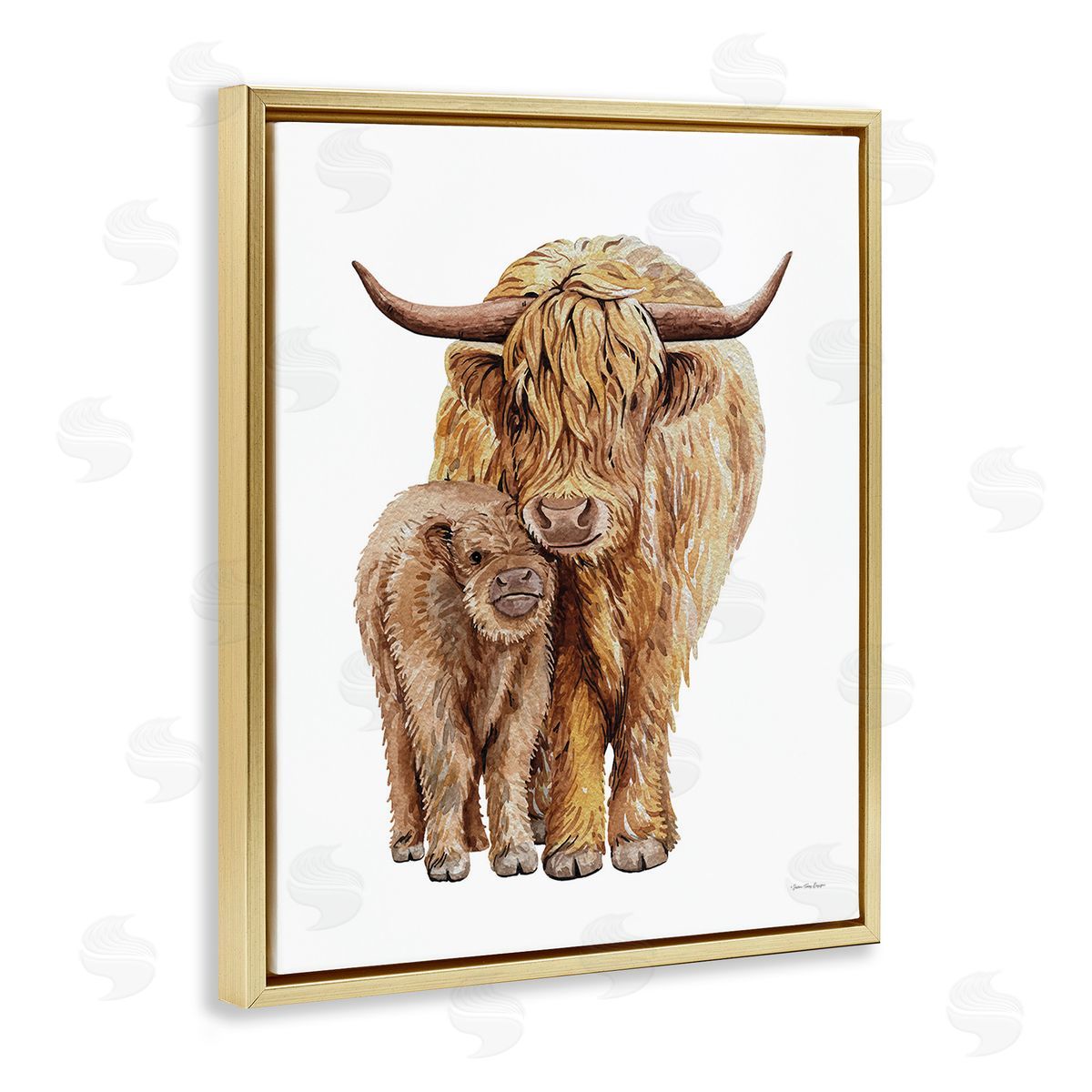 Seven Trees Design Minimal Cattle & Calf