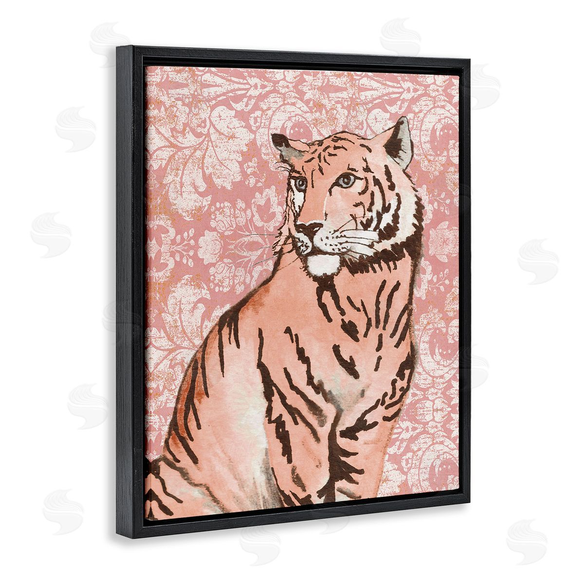 Elizabeth Medley Tiger with Vintage Pattern