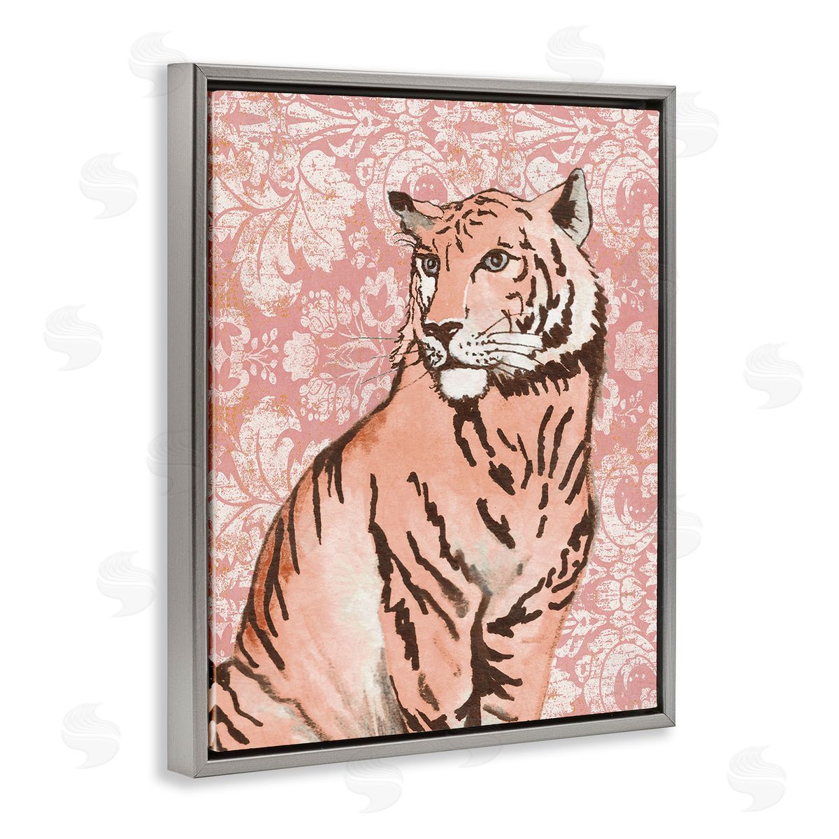 Elizabeth Medley Tiger with Vintage Pattern