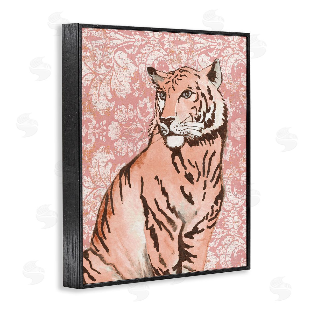 Elizabeth Medley Tiger with Vintage Pattern