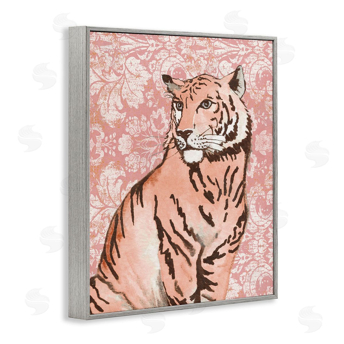 Elizabeth Medley Tiger with Vintage Pattern