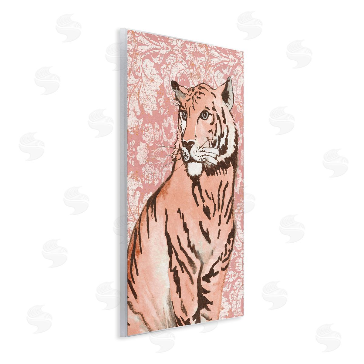 Elizabeth Medley Tiger with Vintage Pattern