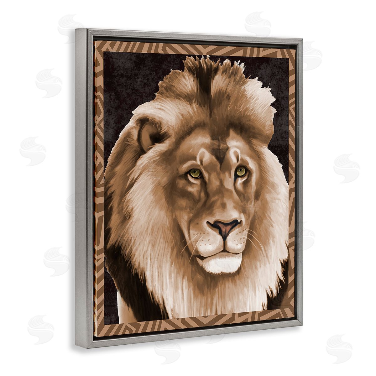 Lucca Sheppard Lion with Geometric Border