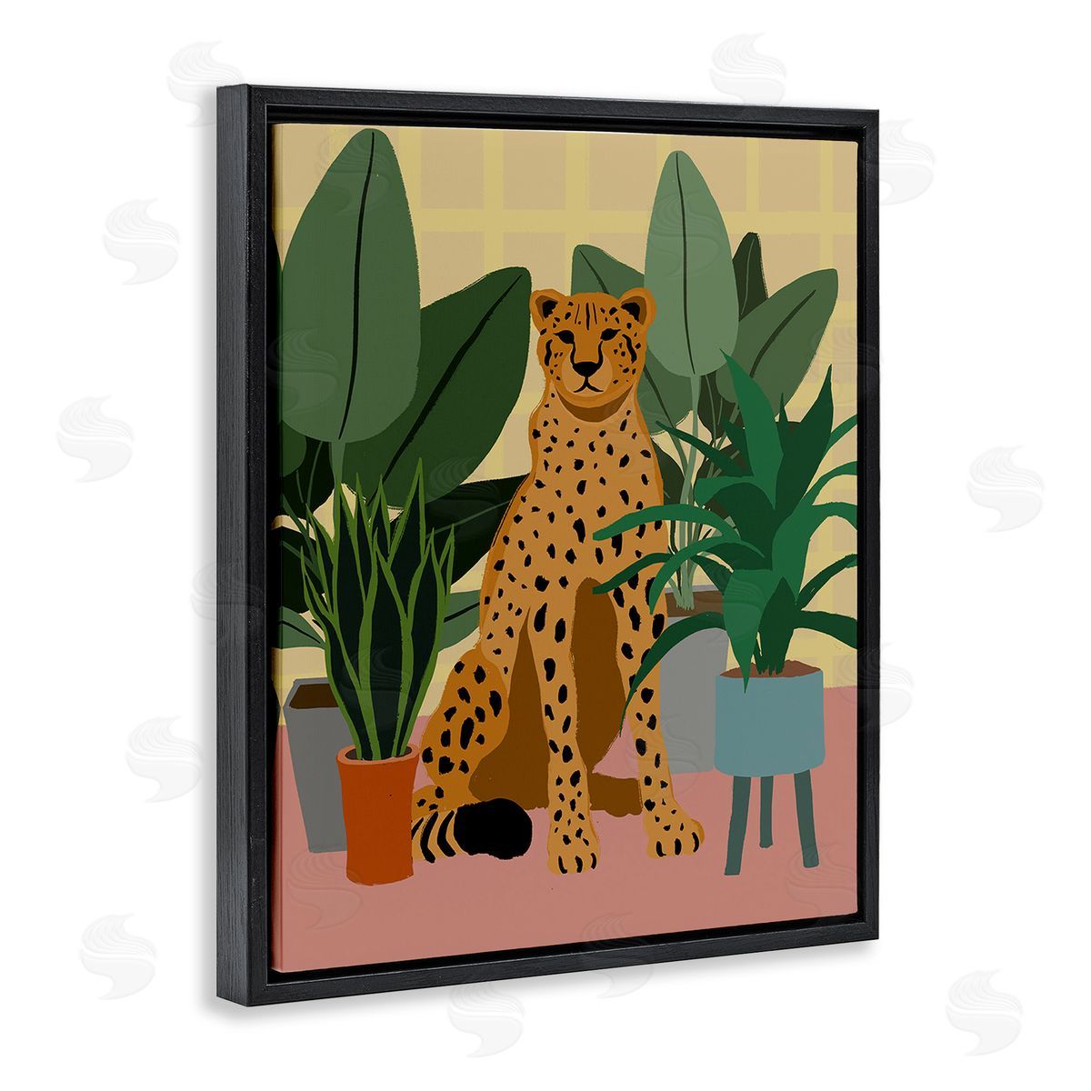 Elizabeth Medley Modern Leopard & Plants