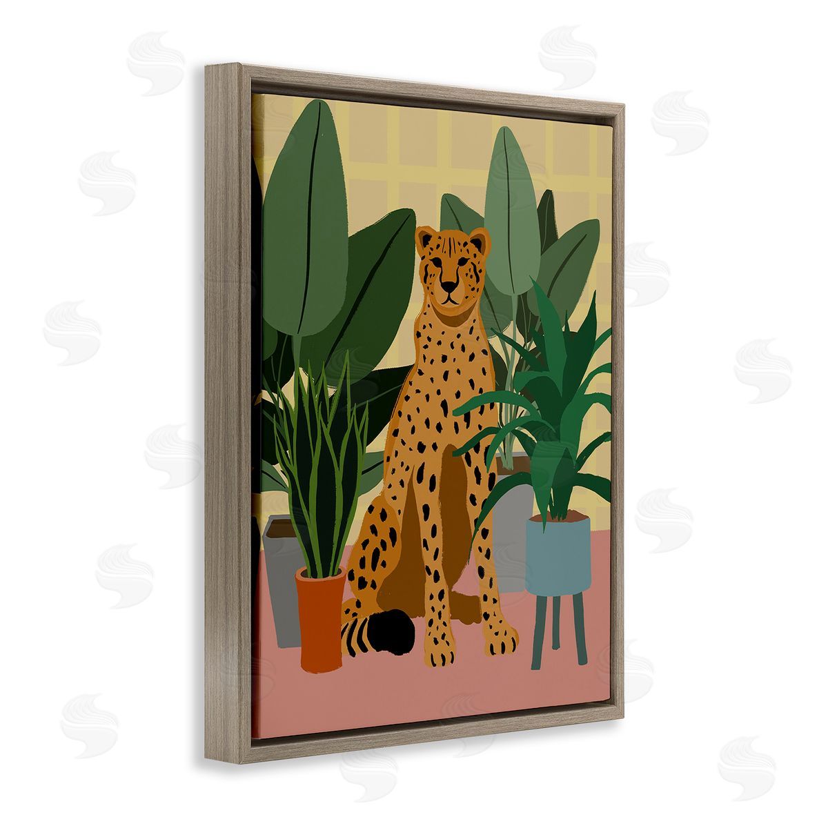 Elizabeth Medley Modern Leopard & Plants