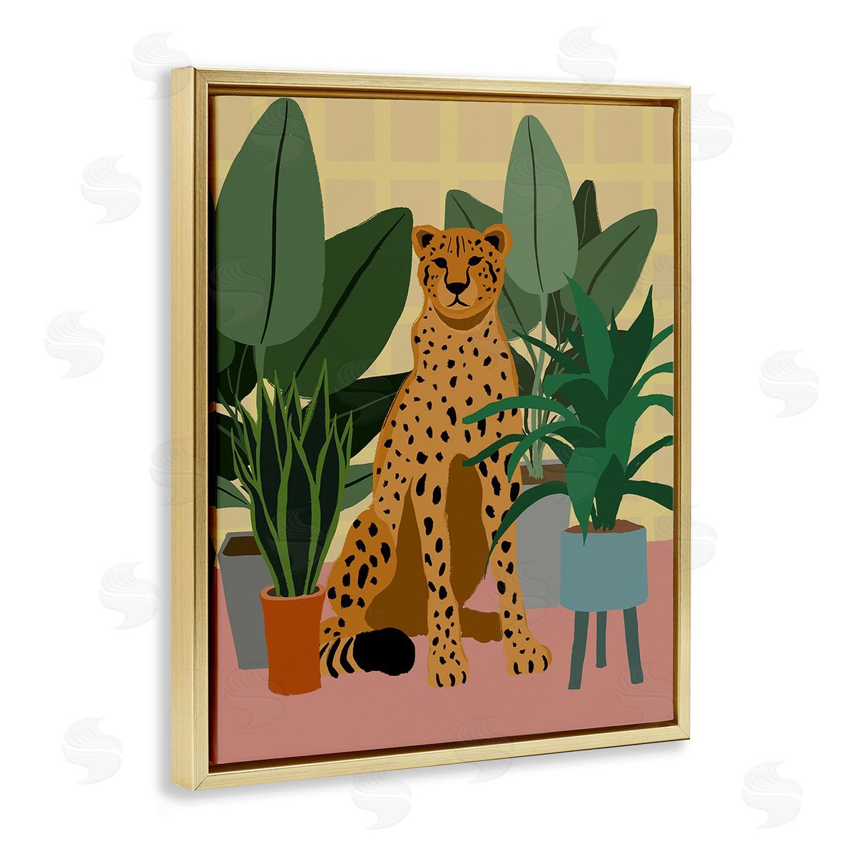 Elizabeth Medley Modern Leopard & Plants