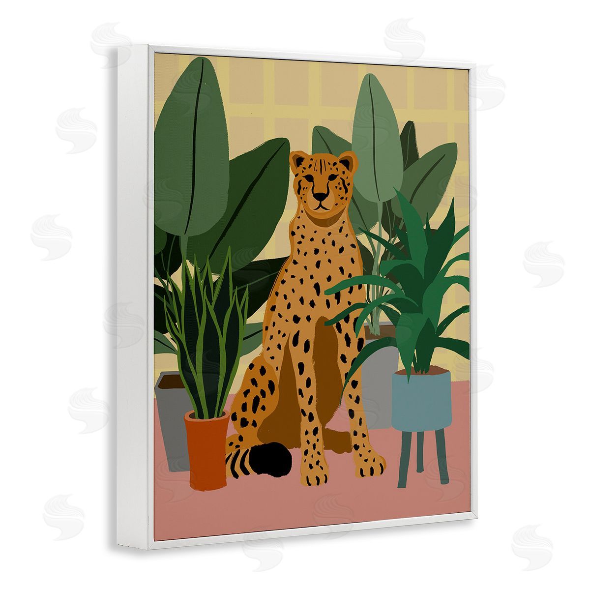 Elizabeth Medley Modern Leopard & Plants