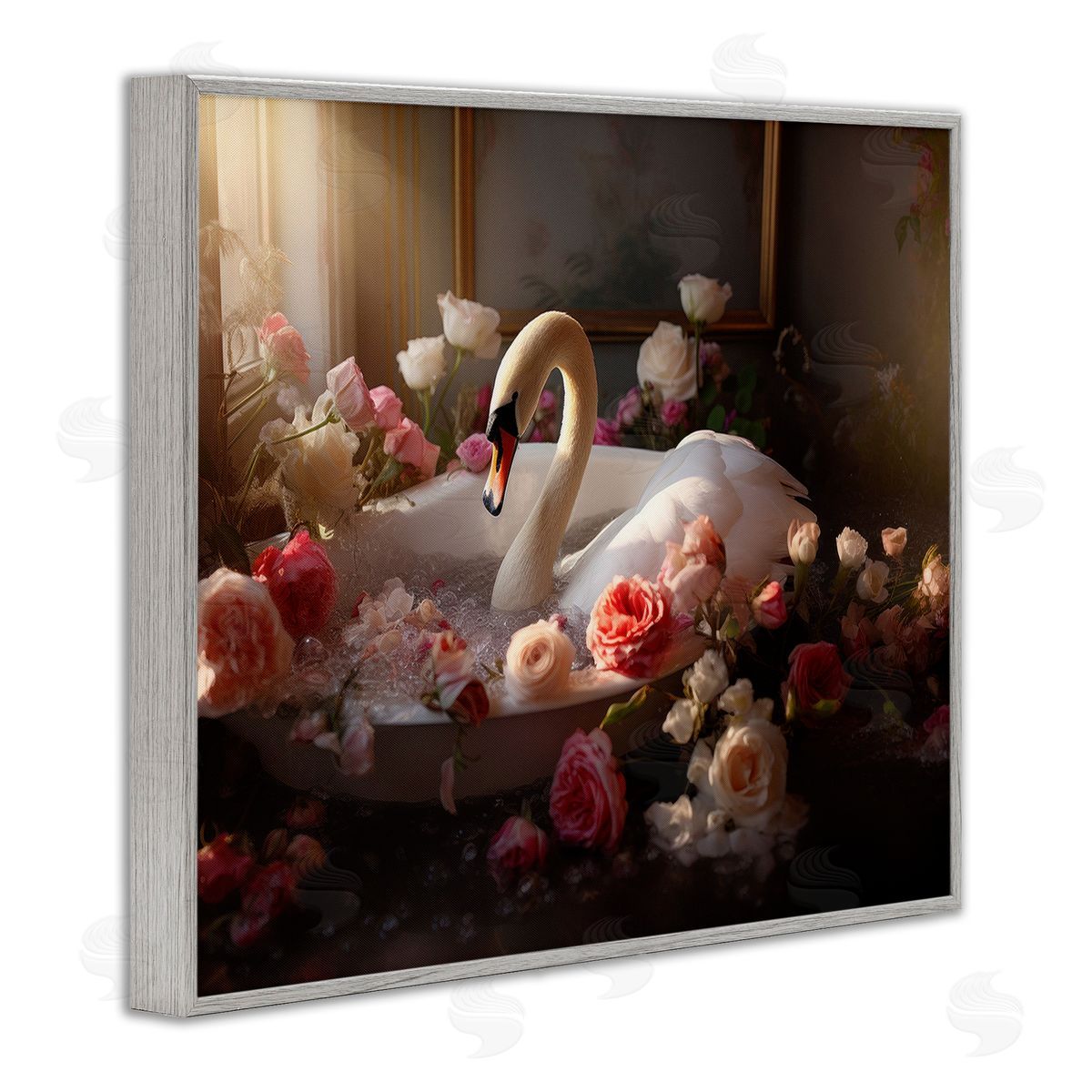 Lazar Studio Swan & Bathroom Roses