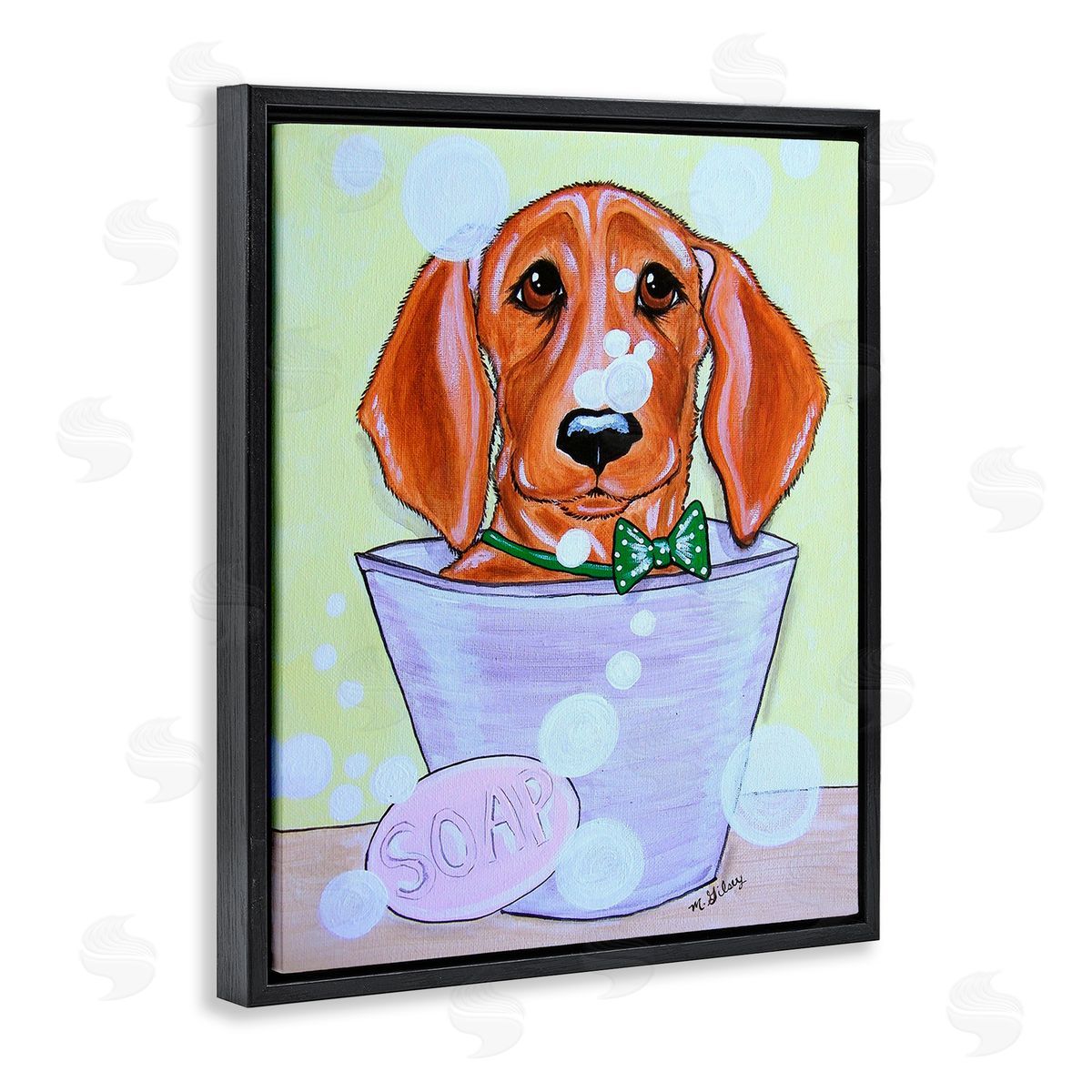 Michelle Gilsey Puppy with Soap Bubbles