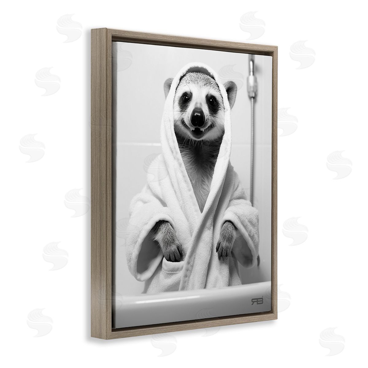 RB Animal in Bathroom Robe