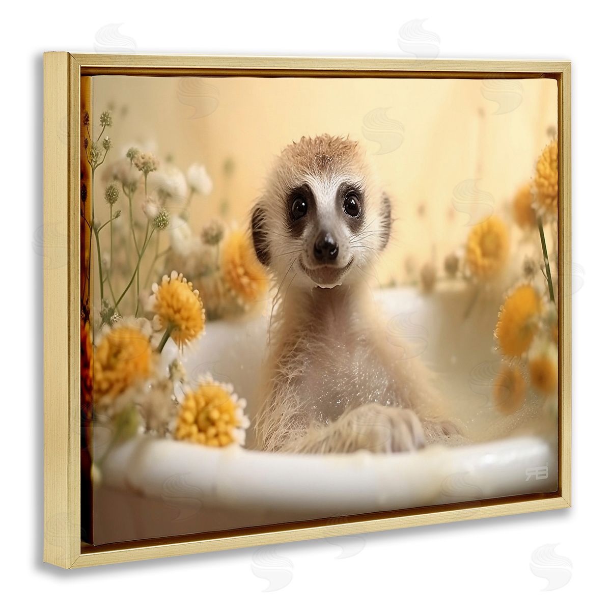 RB Meerkat & Floral Bath