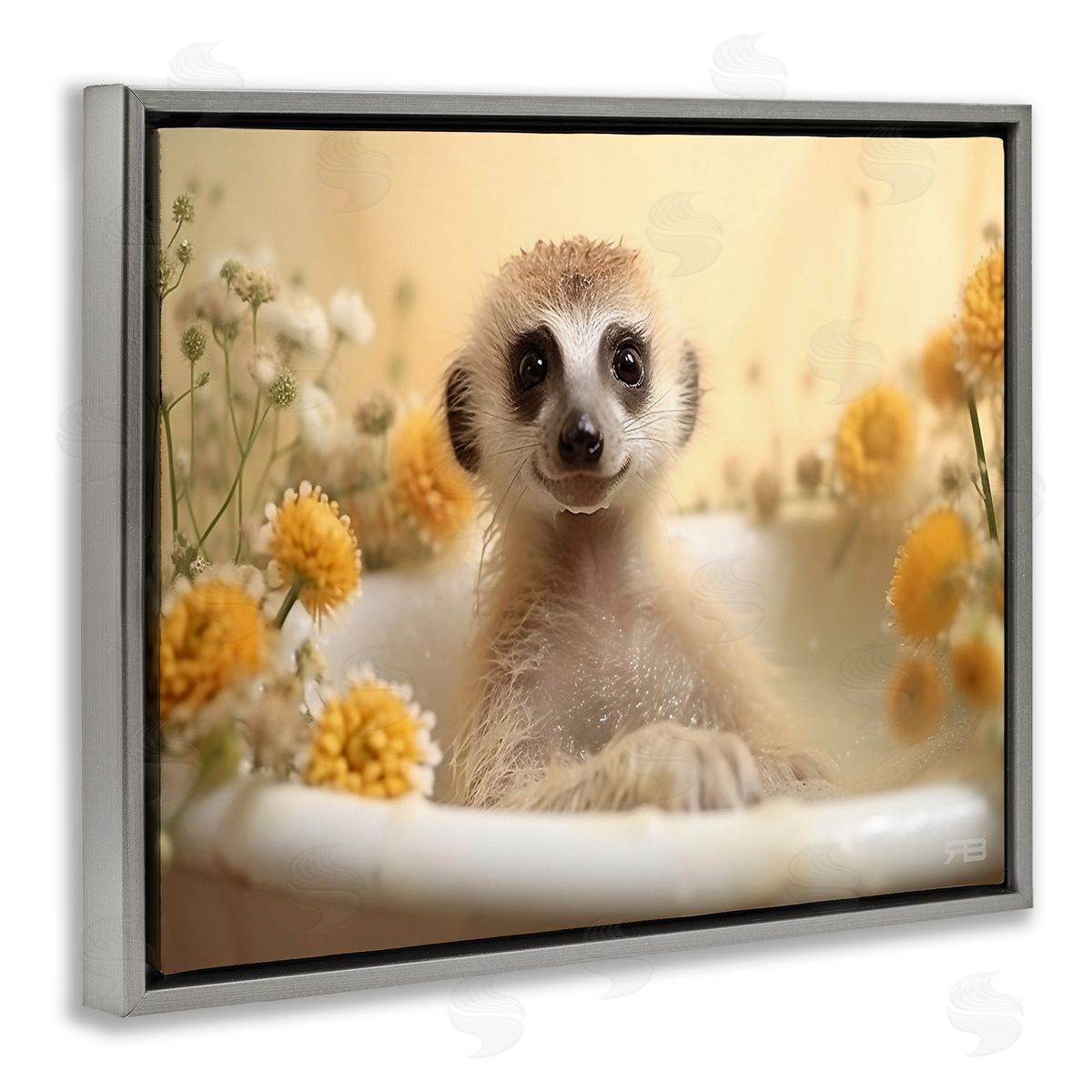 RB Meerkat & Floral Bath