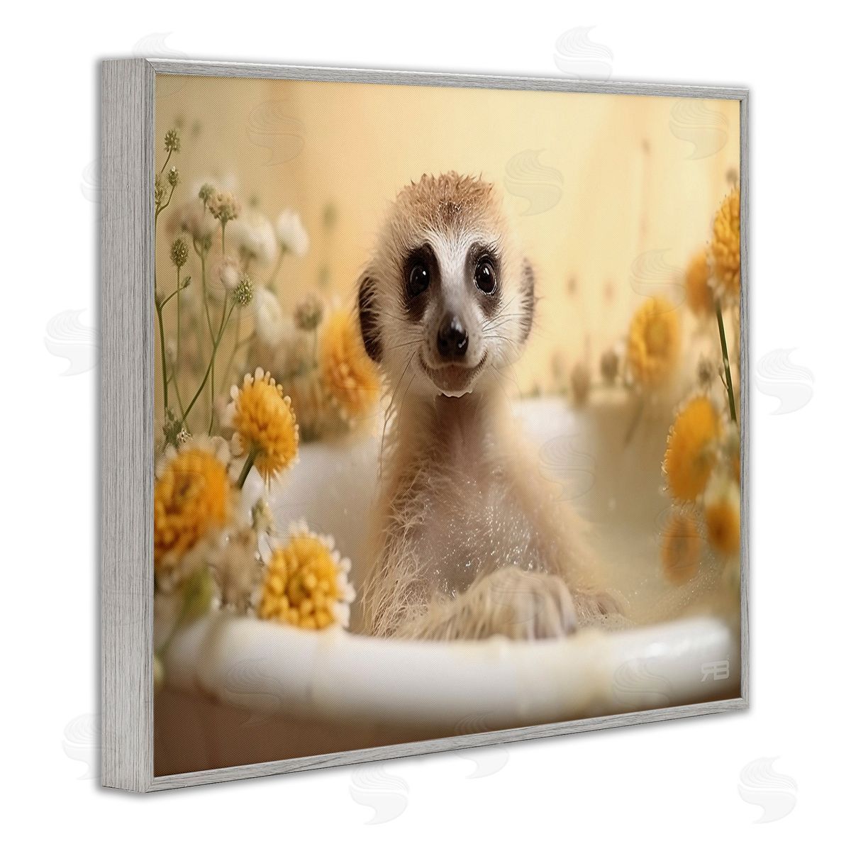RB Meerkat & Floral Bath