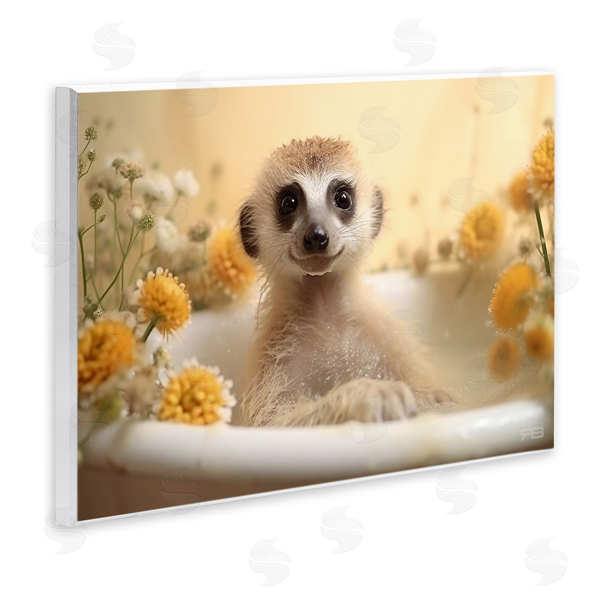 RB Meerkat & Floral Bath
