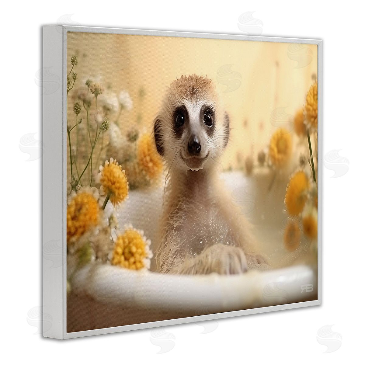 RB Meerkat & Floral Bath