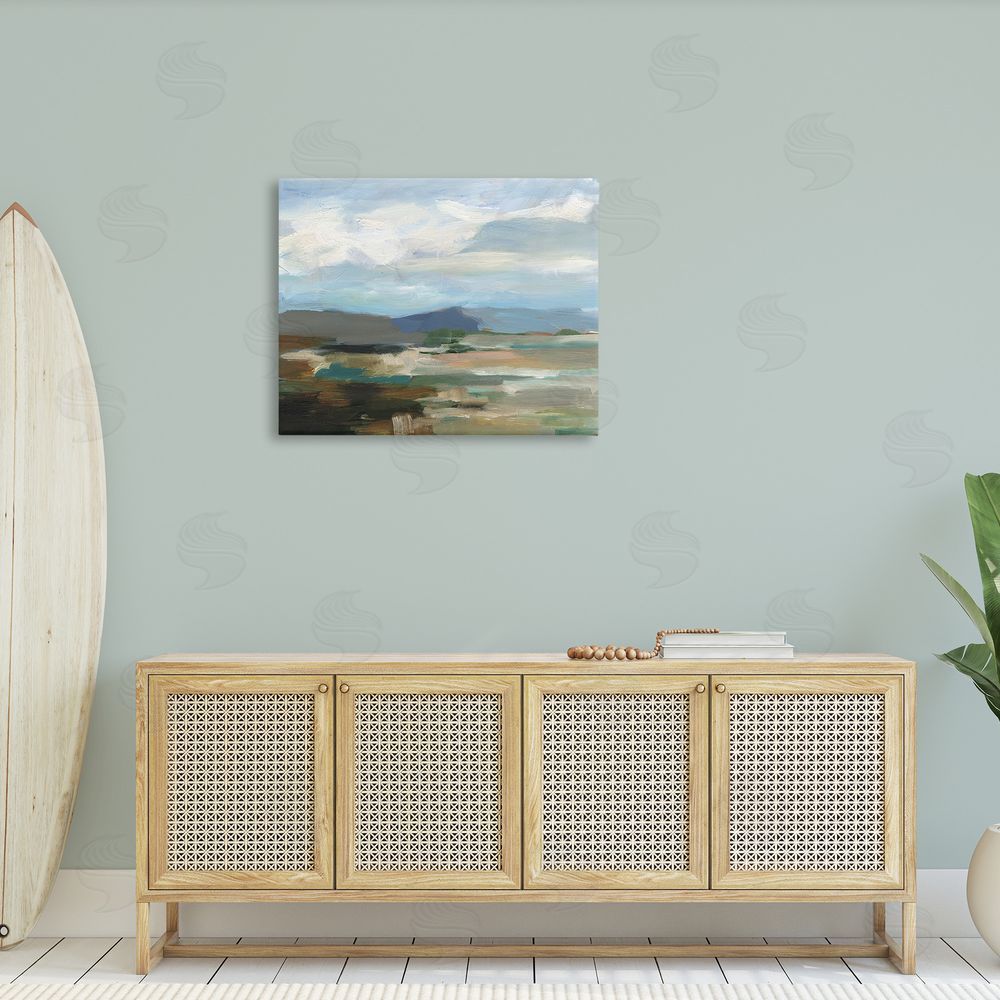 Ethan Harper Abstract Cloudy Mountains