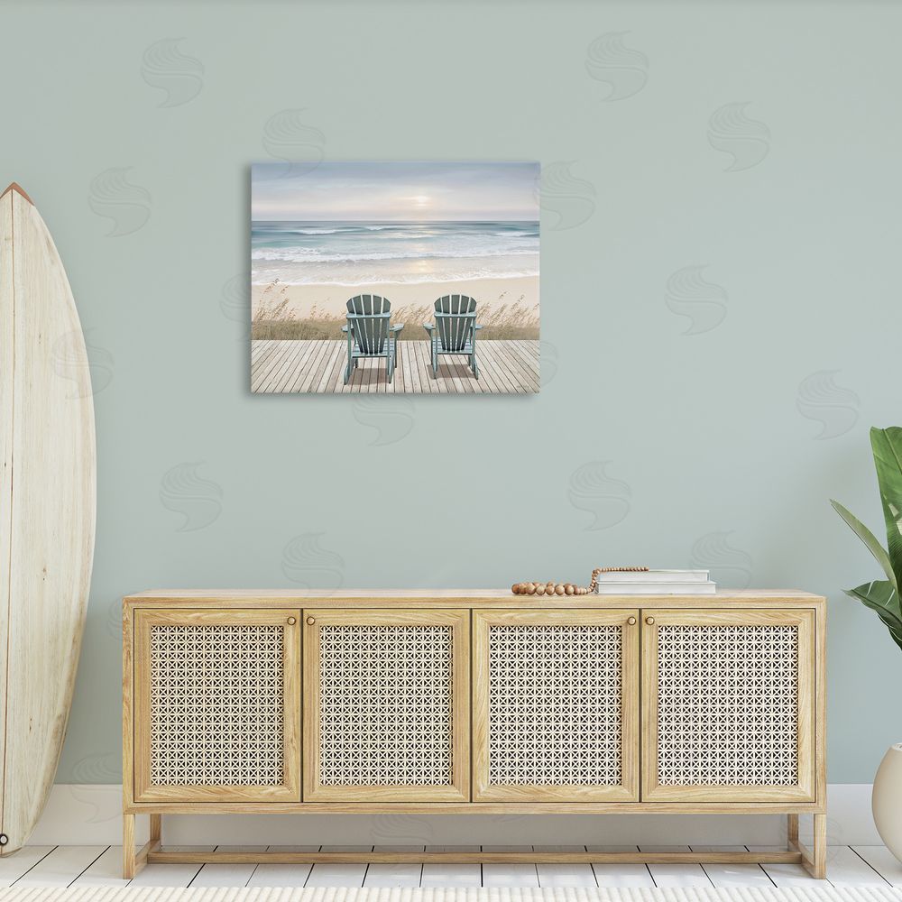 Amber Sterling Chairs with Beach Sunrise