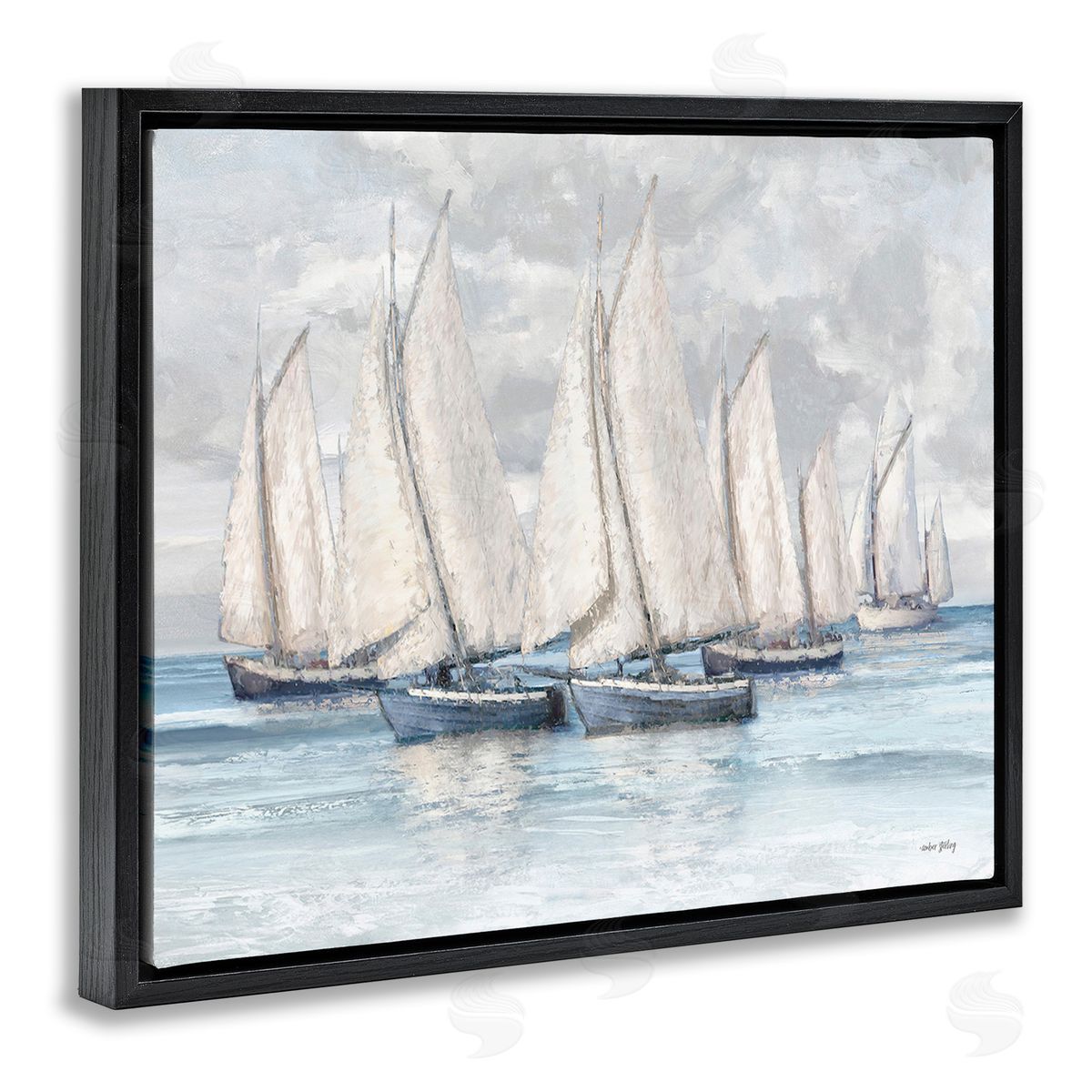 Amber Sterling Cloudy Sailboat Fleet