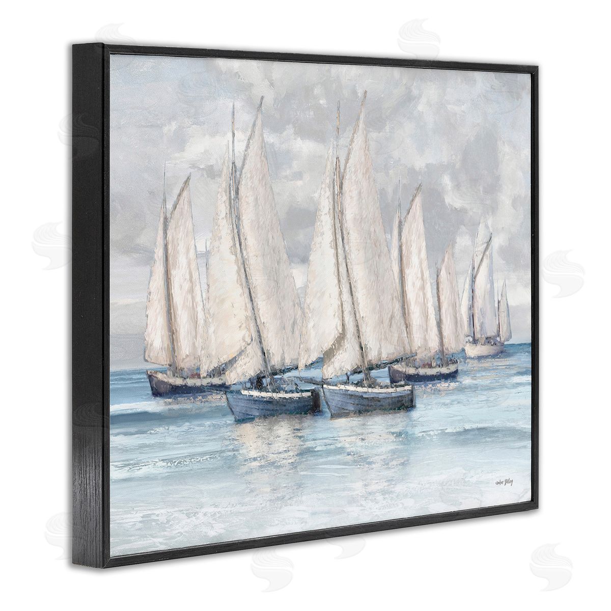 Amber Sterling Cloudy Sailboat Fleet