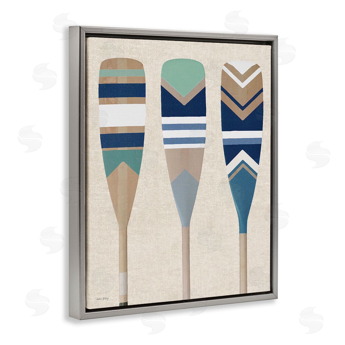 Amber Sterling Boat Oar Trio