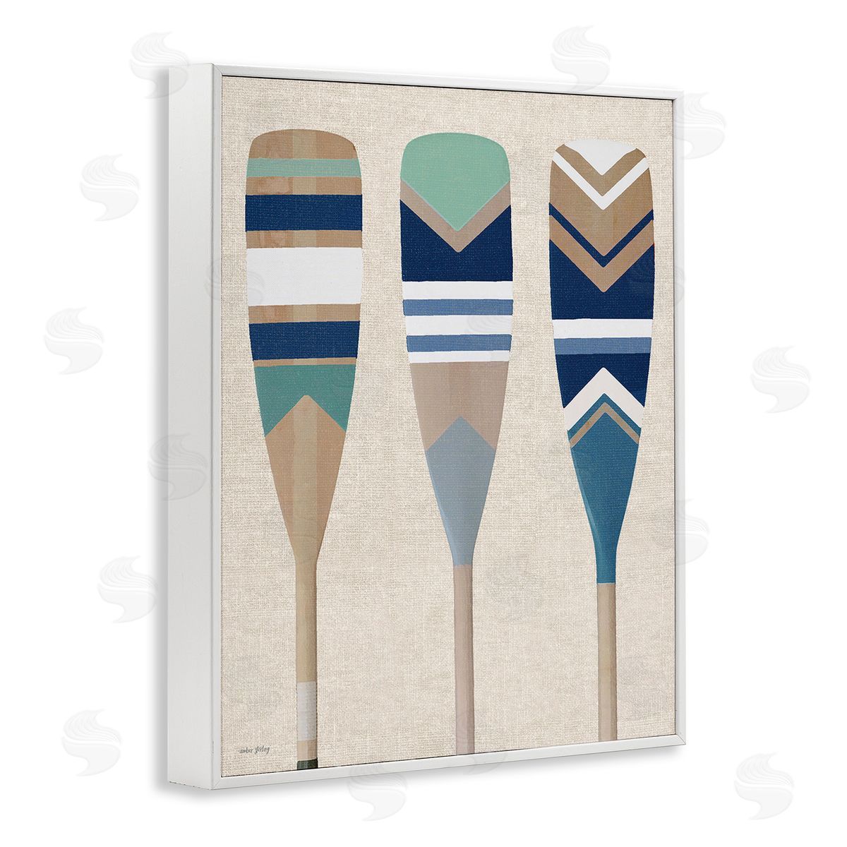 Amber Sterling Boat Oar Trio