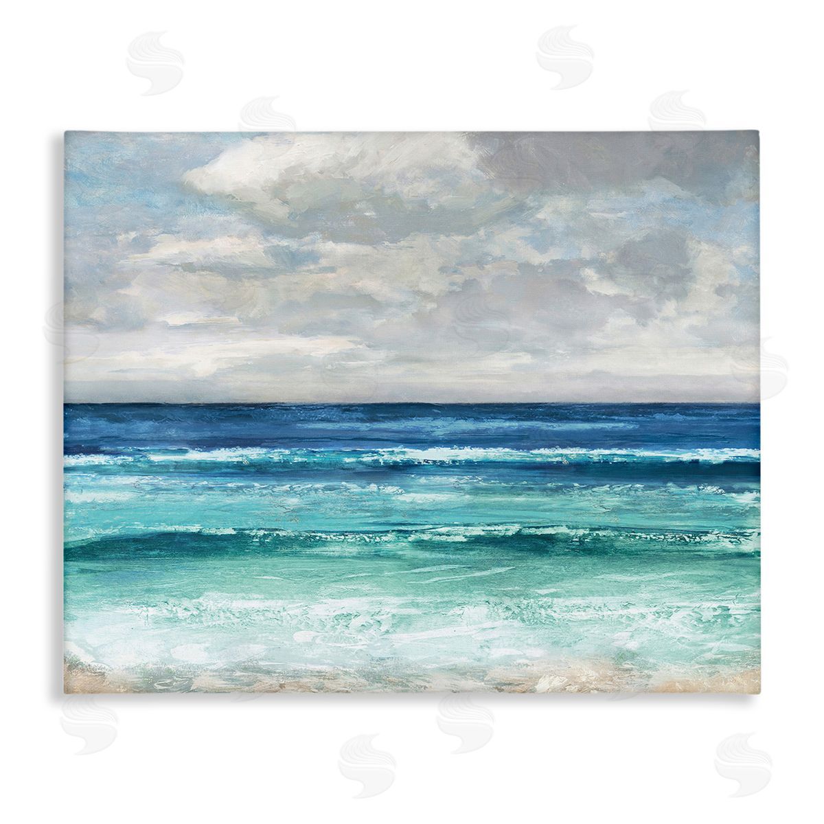 Amber Sterling Abstract Beach Clouds