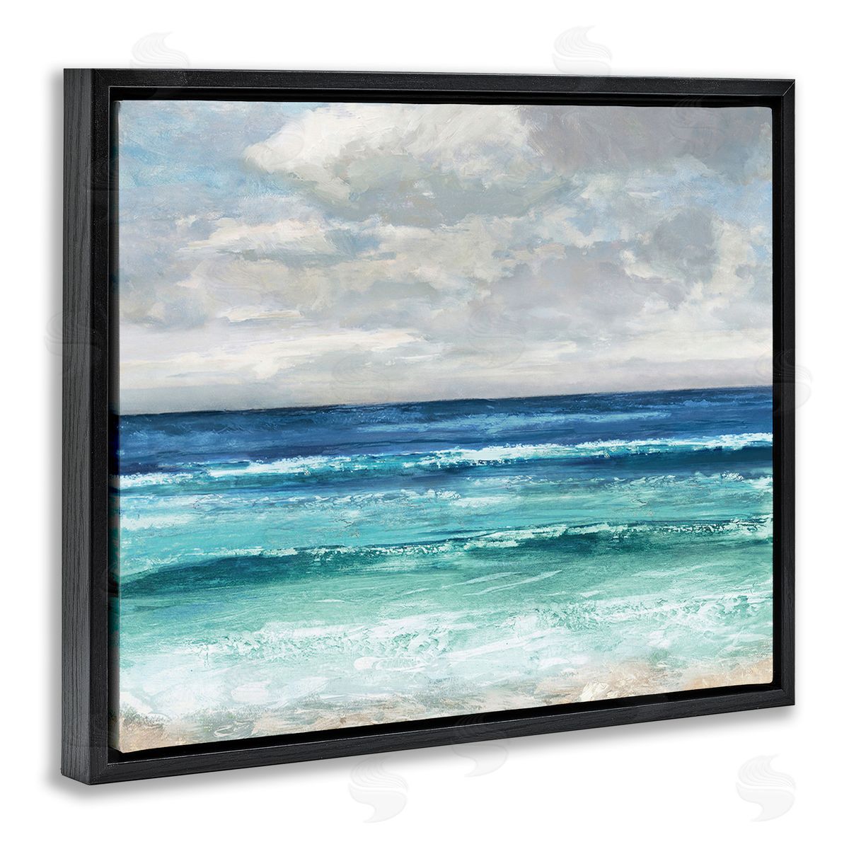 Amber Sterling Abstract Beach Clouds