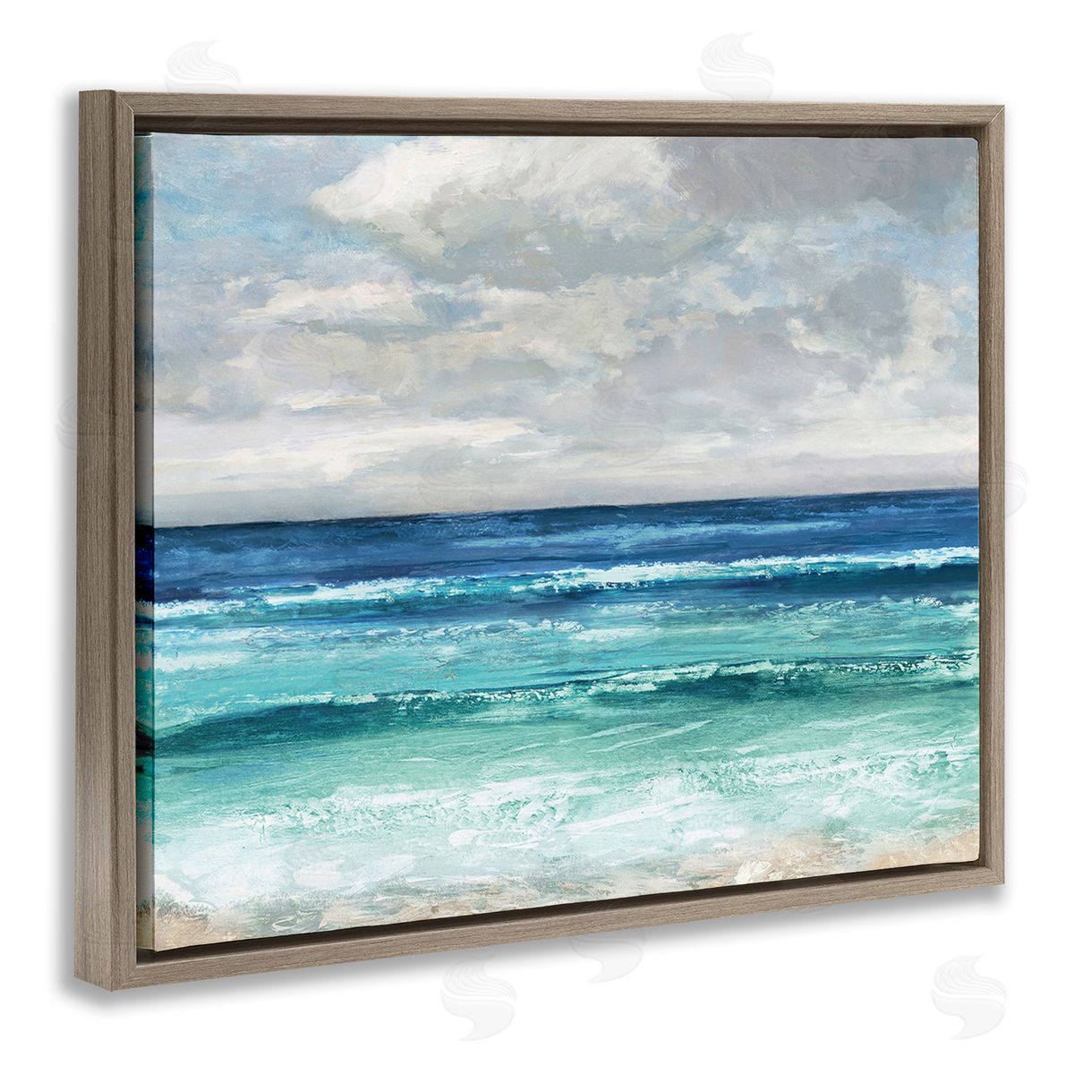 Amber Sterling Abstract Beach Clouds