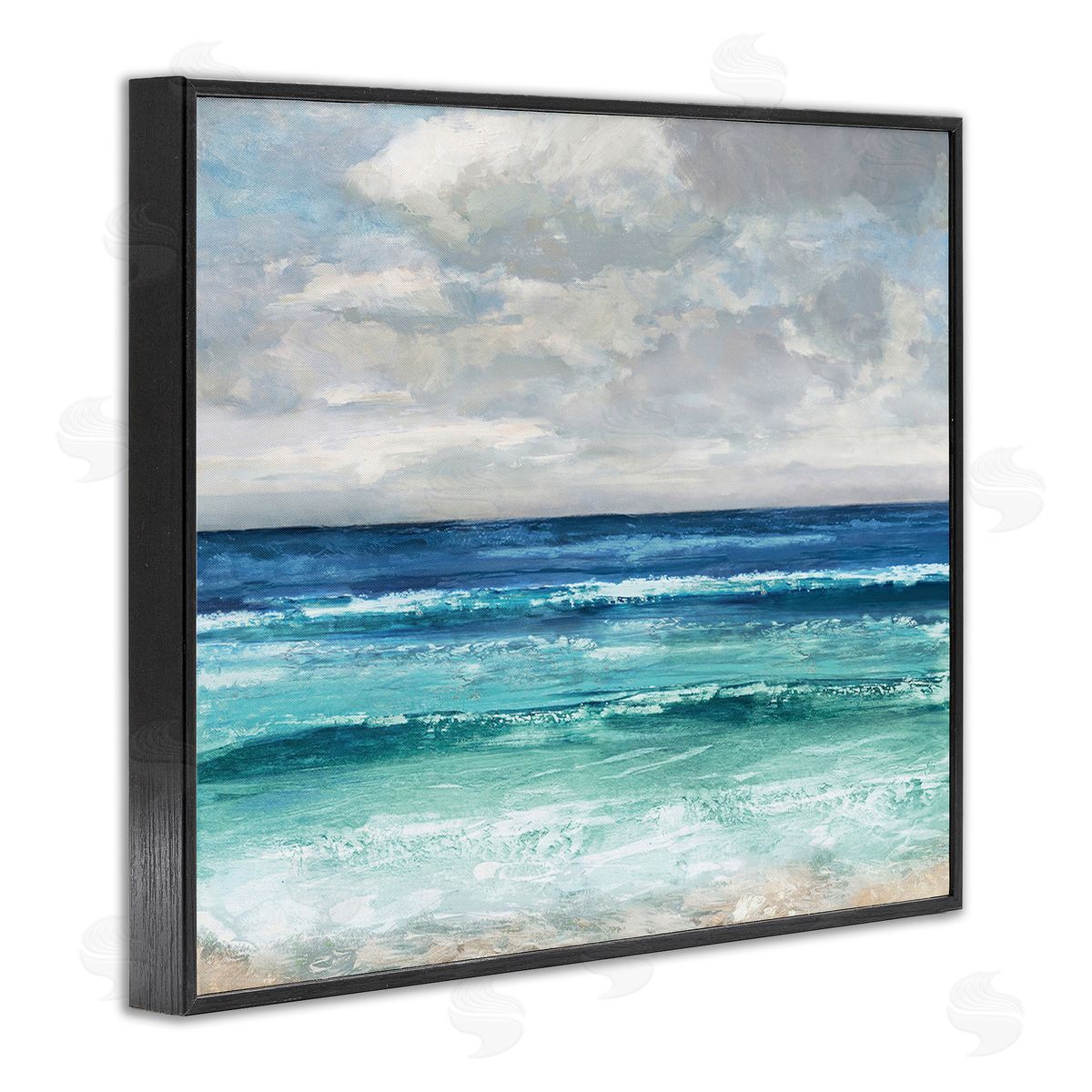 Amber Sterling Abstract Beach Clouds