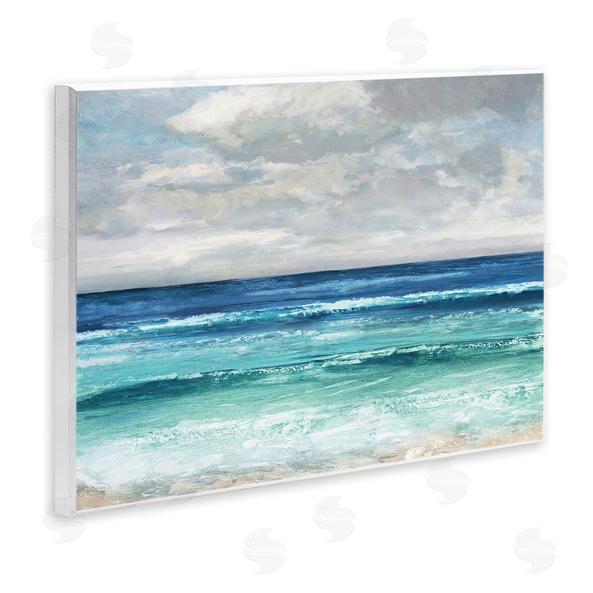 Amber Sterling Abstract Beach Clouds