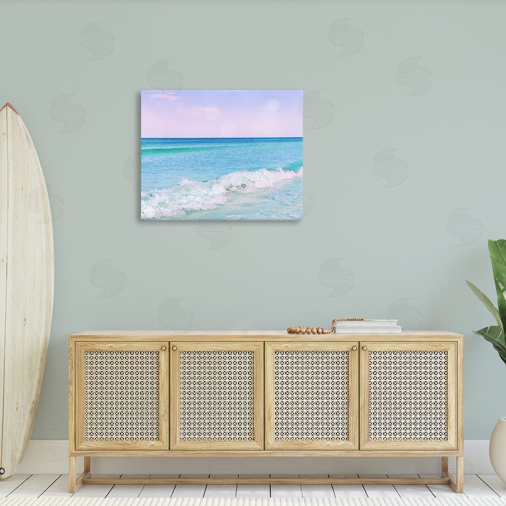Christine Zalewski Beach with Pastel Sky