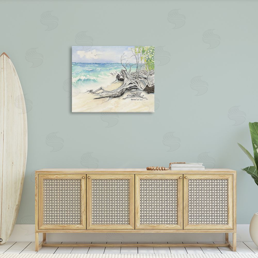 Christine Reichow Beach Driftwood Landscape