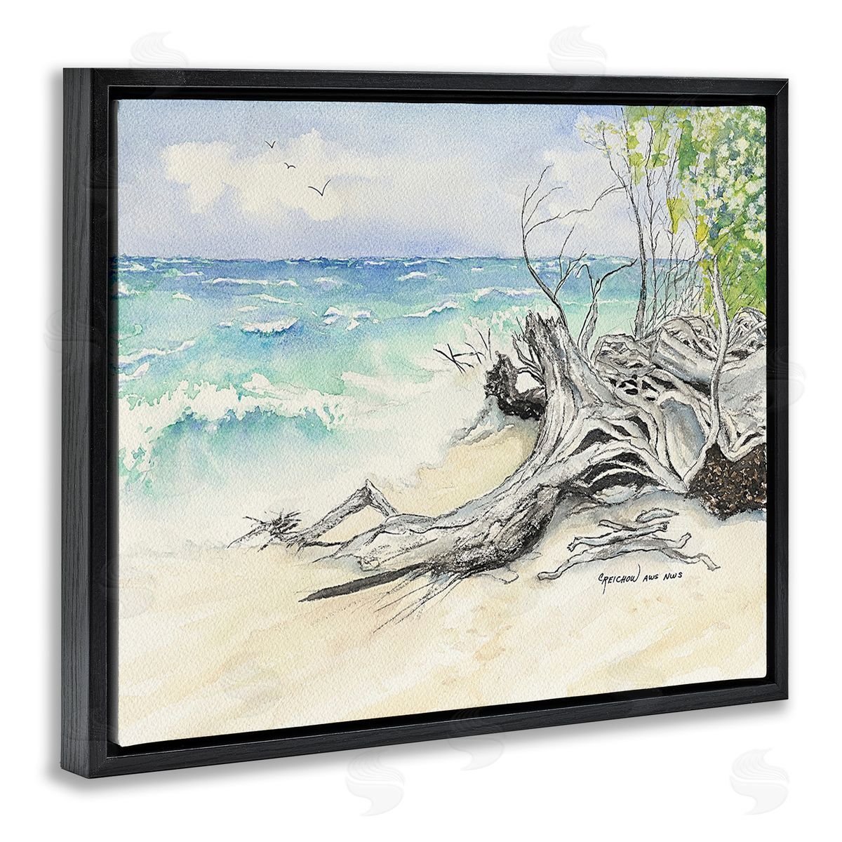 Christine Reichow Beach Driftwood Landscape