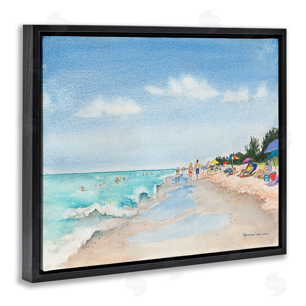 Christine Reichow Traditional Beachgoers View