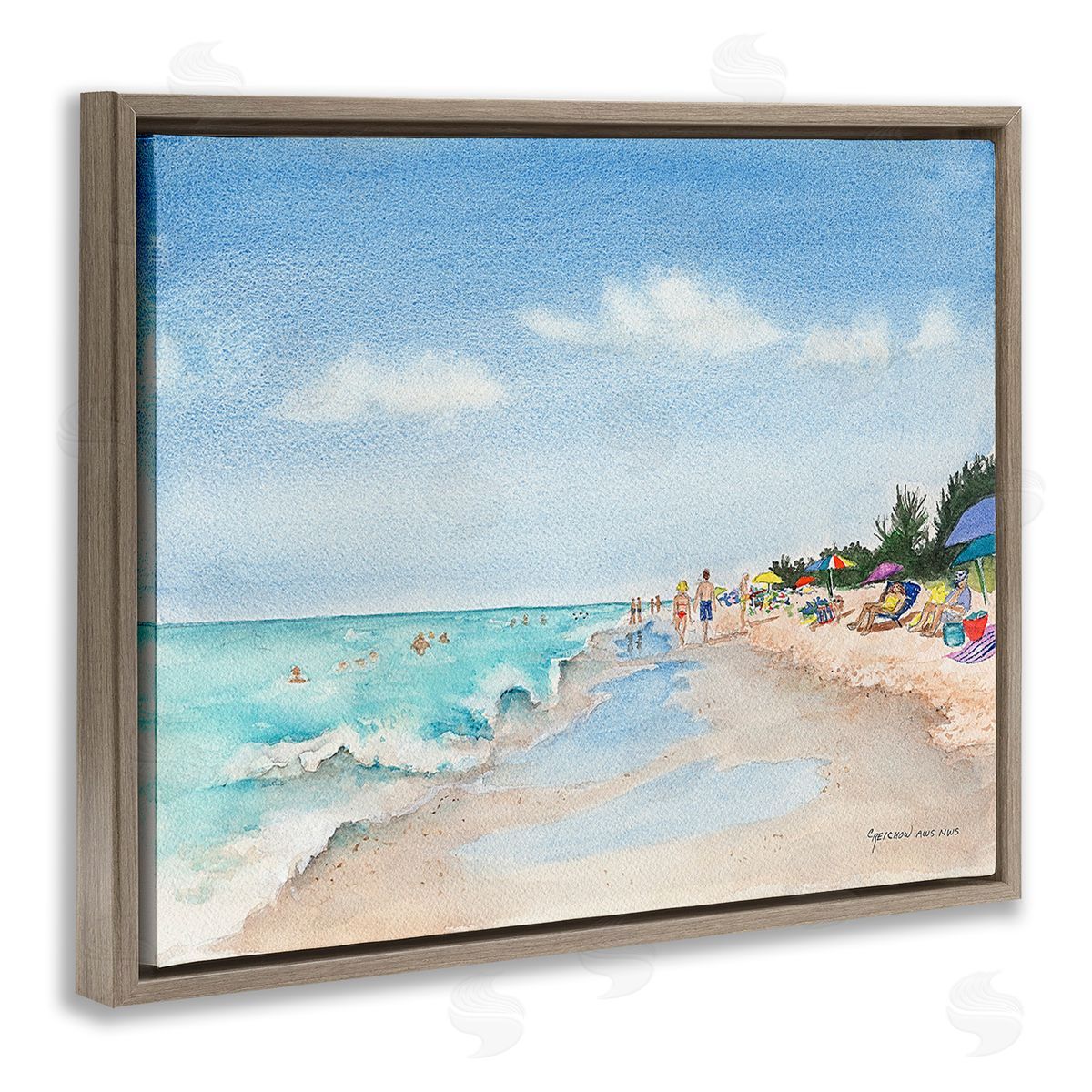 Christine Reichow Traditional Beachgoers View