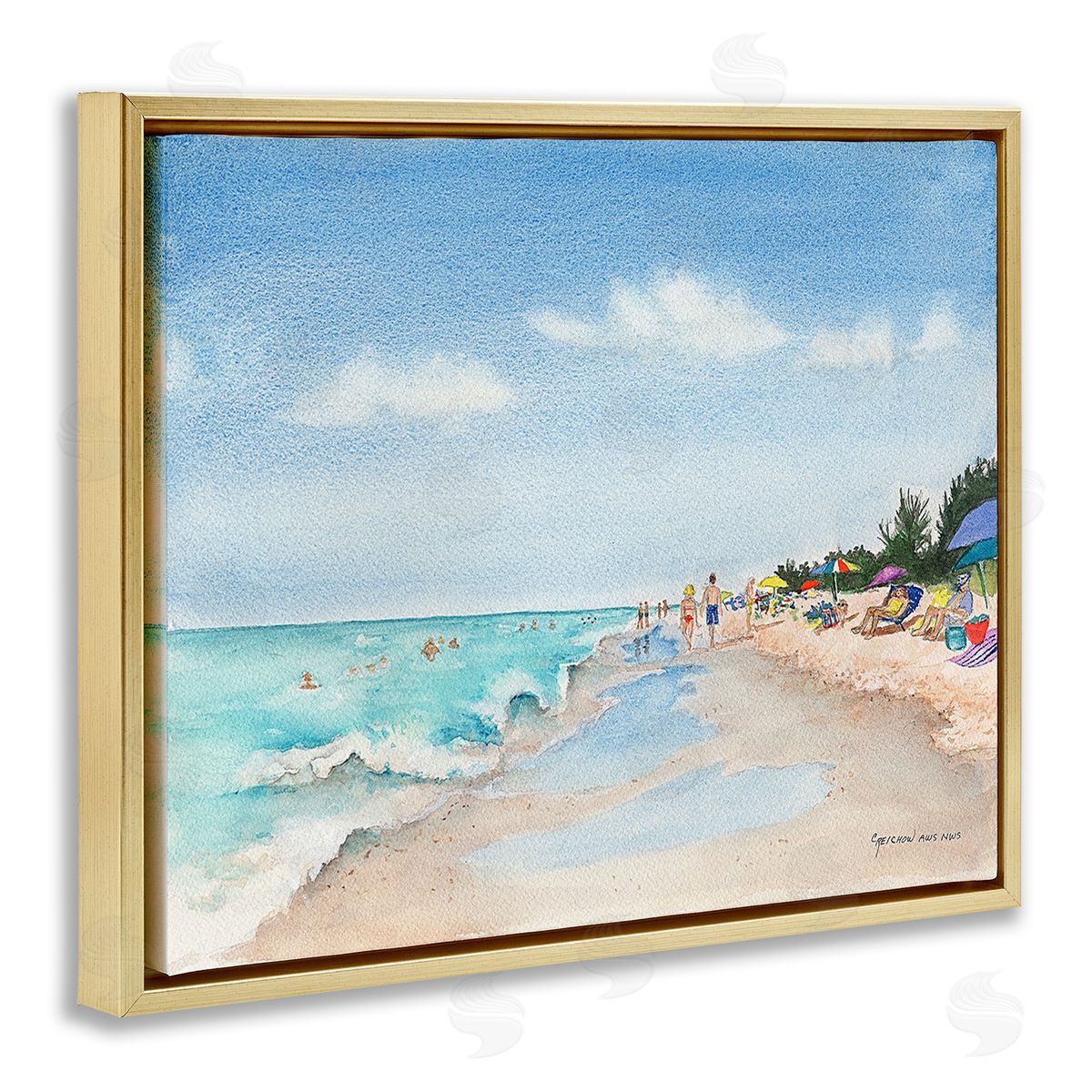 Christine Reichow Traditional Beachgoers View