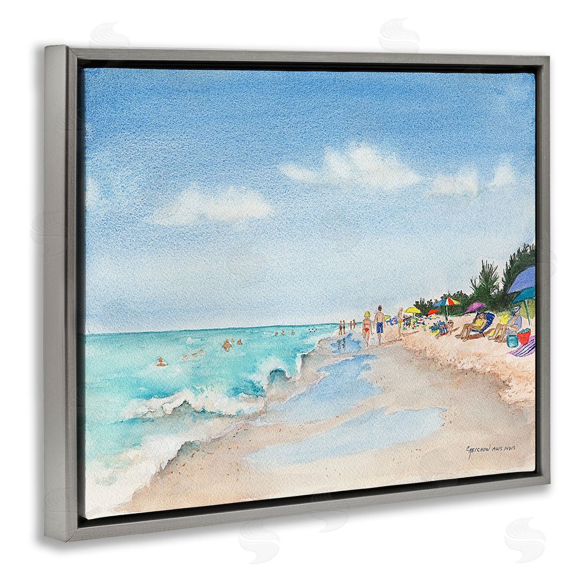 Christine Reichow Traditional Beachgoers View